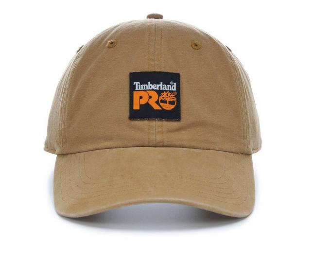 Timberland Pro Woven Logo Low Pro Cap in Dark WHeat color