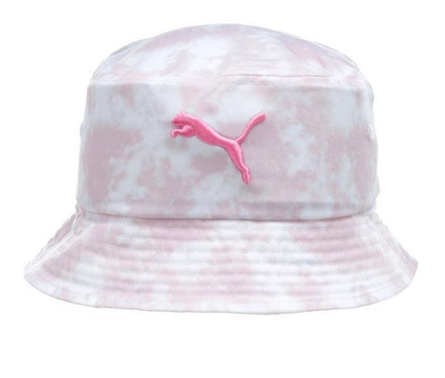 Puma Women's Juno Bucket Hat in Pink Tie Dye color