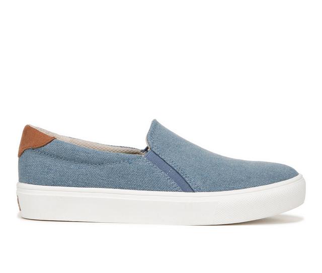 Women's Dr. Scholls Nova Slip-On Sneakers in Blue Denim color