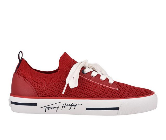 Women's Tommy Hilfiger Gessie Slip-On Sneakers in Red color