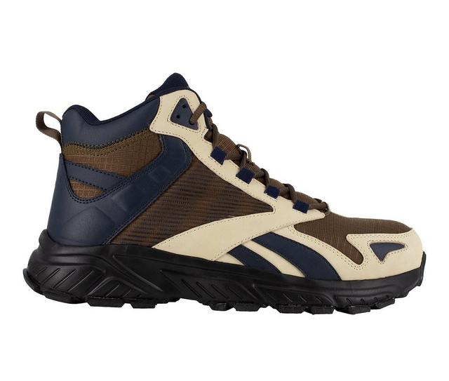 Men's REEBOK WORK Hyperium Work 6" Boots in Tan/Blue/Brown color