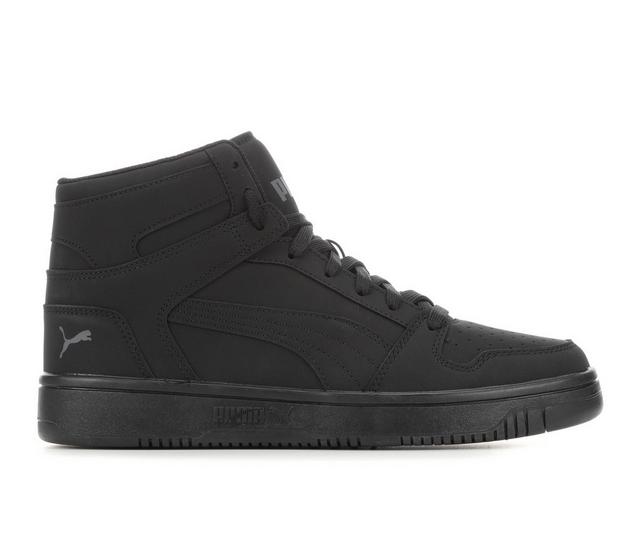 Men's Puma Rebound Layup SL Sneakers in Black/Black color