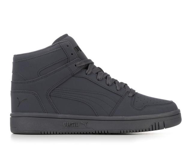 Men's Puma Rebound Layup SL Sneakers in Grey/Grey color