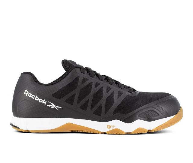 Men's REEBOK WORK Speed TR Work RB4450 Shoes in Black/Gum color