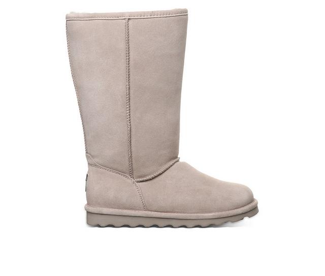 Women's Bearpaw Elle Tall Wide Calf Winter Boots in Mushroom color