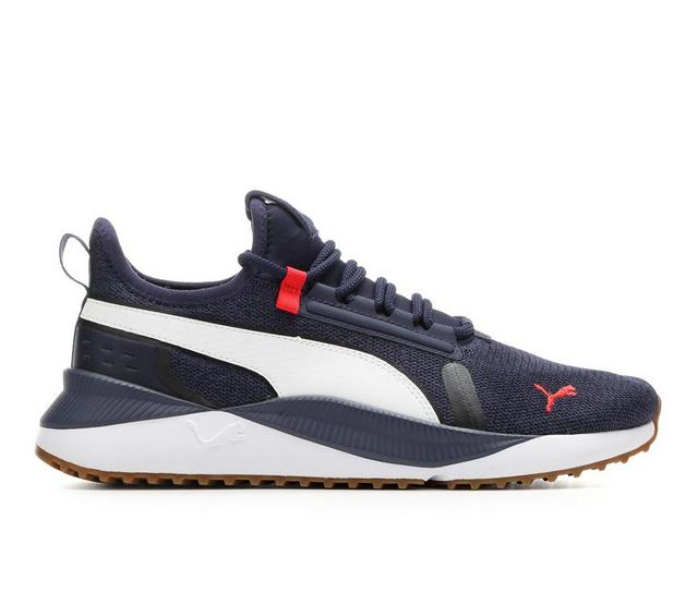 Men's Puma Pacer Future Street+ Slip-On Sneakers in Navy/White color