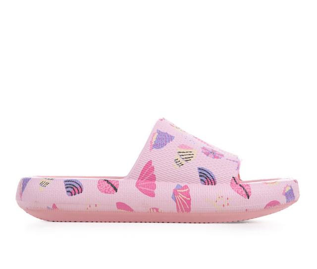 Girls' MIA Little Kid & Big Kid Little Lexa Footbed Sandals in Blush Marine color