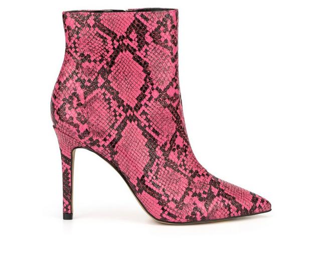 Women's New York and Company Carmen Booties in Pink color