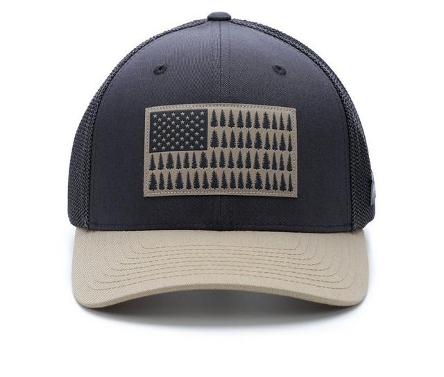 Columbia Tree Flag Mesh Cap in Shark/Tan color