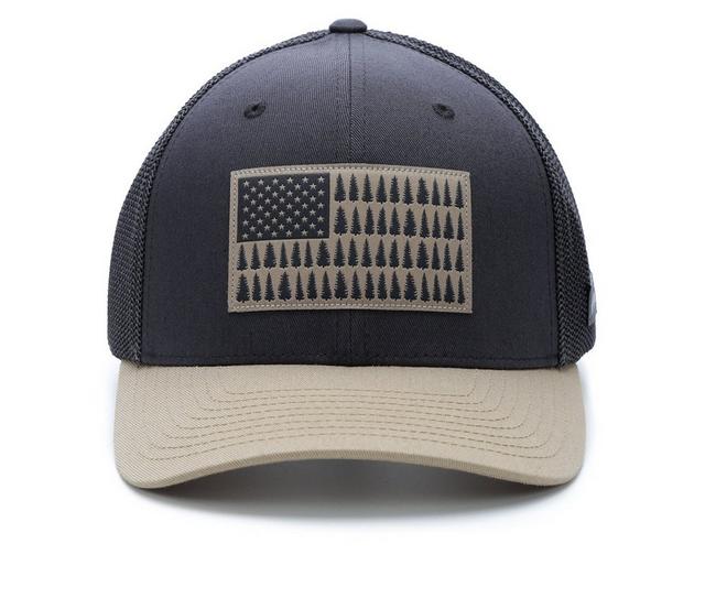 Columbia Tree Flag Mesh Cap in Shark/Tan color