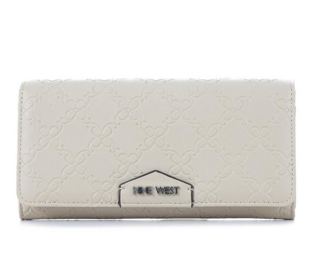 Nine West Verna Organizer Wallet in Cream color