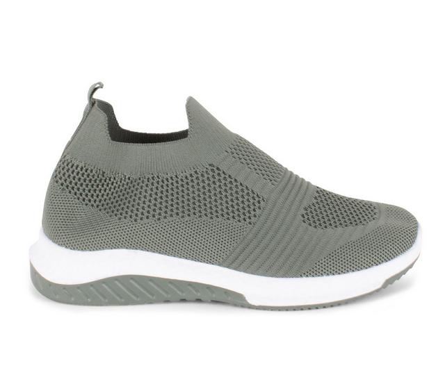 Women's Danskin Cheerful Slip-On Sneakers in Sage green color