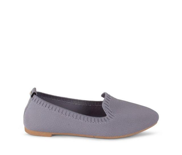 Women's Danskin Dream Flats in Grey color