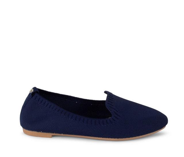 Women's Danskin Dream Flats in Navy color