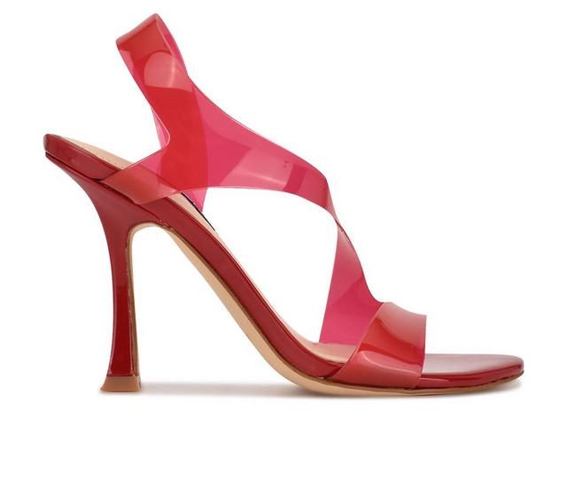 Women's Nine West Irise Dress Sandals in Red color