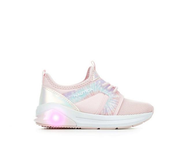 Girls' Nautica Toddler & Little Kid Parks Buoy Light-Up Sneakers in Pink Iridescent color