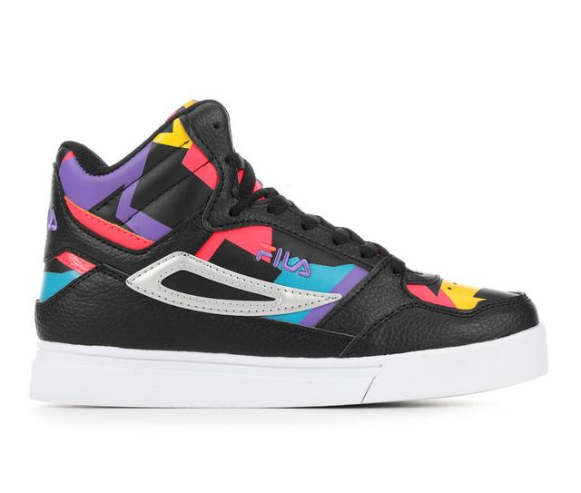 Women's Fila Everge High-Top Sneakers in Black/Multi color