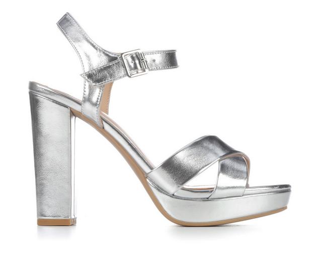 Women's Y-Not Keeper Dress Sandals in Silver Metallic color