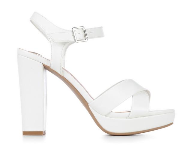 Women's Y-Not Keeper Dress Sandals in White color