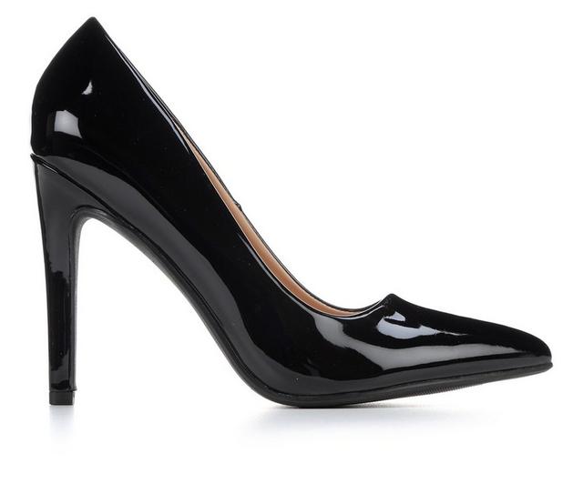 Women's Y-Not Scheme Pumps in Black Pat color