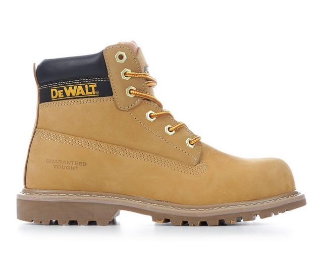 Women's DeWALT Lewiston Steel Toe Work Boots in Wheat color