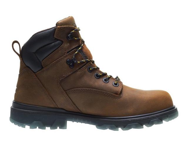 Men's Wolverine I-90 EPX Waterproof Comfot Midsole Work Boots in Brown color