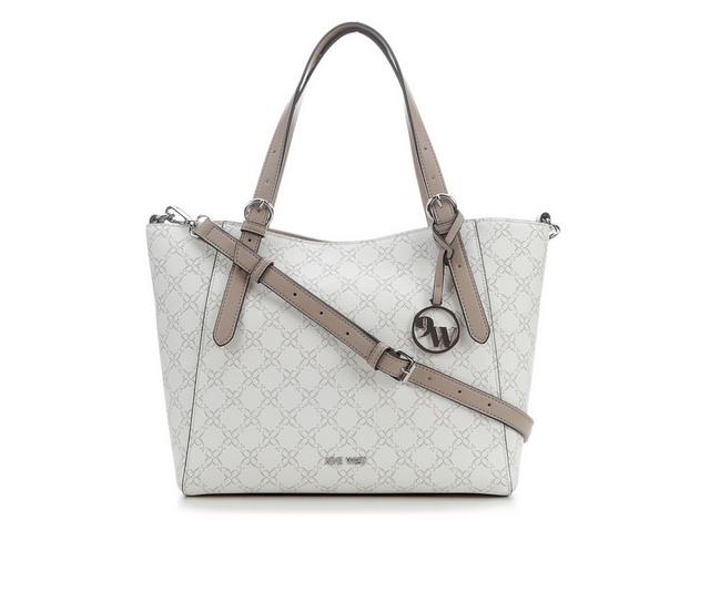 Nine West Kylee Tote Handbag in White Pumice color