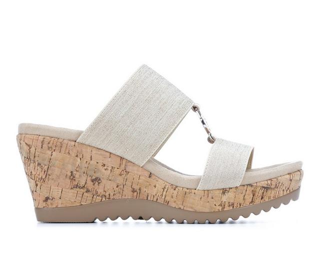 Women's Anne Klein Reese Wedges in Natural color