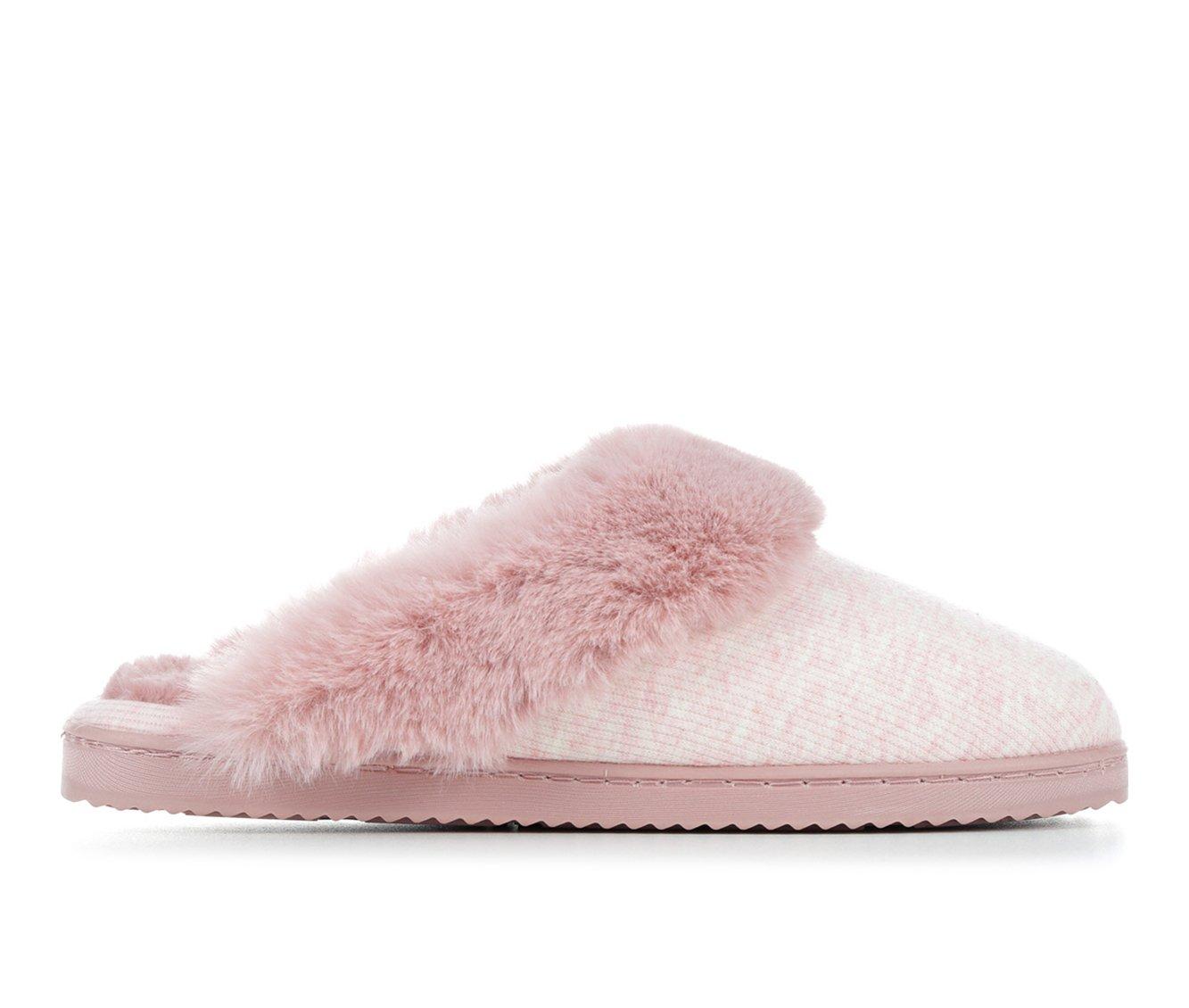 Dearfoams Dahlia Rib Knit Scuff Slippers