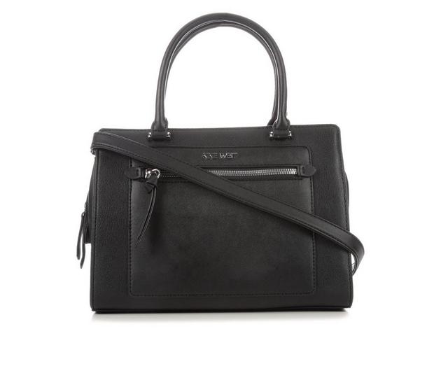 Nine West Nadette Satchel Handbag in Black color