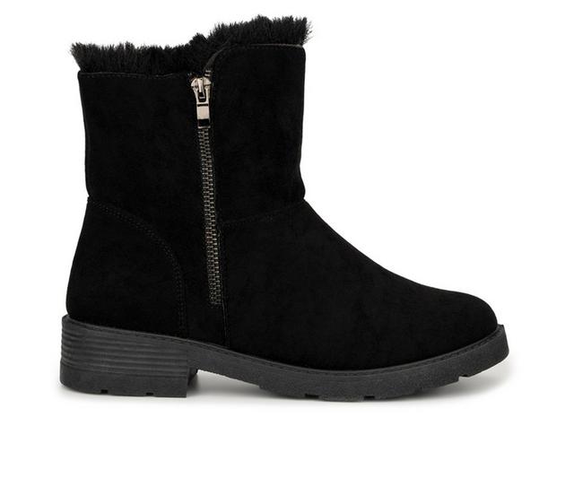 Women's Olivia Miller Rosemary Winter Boots in Black color