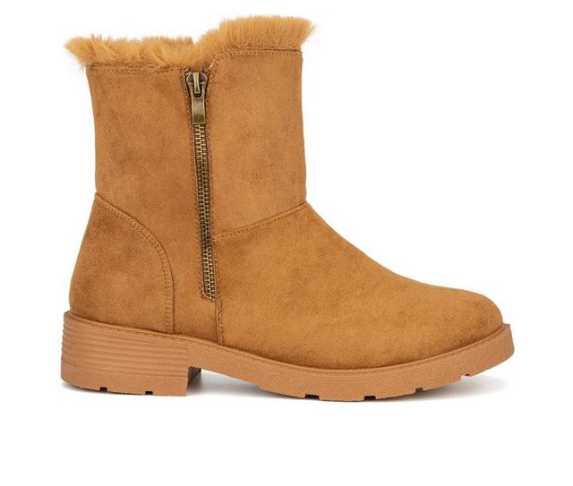 Women's Olivia Miller Rosemary Winter Boots in Cognac color