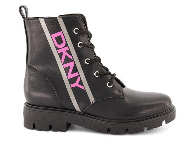 Girls' DKNY Little Kid & Big Kid Stassi Stripe Boots in Black color