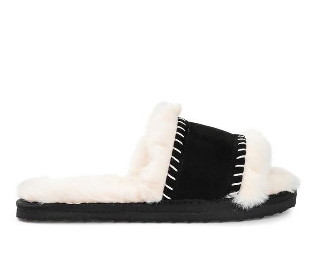Journee Collection Mardie Slippers in Black color