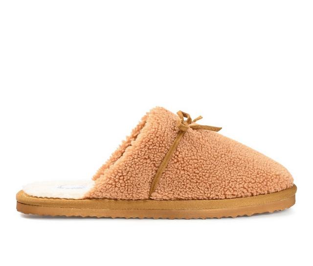 Journee Collection Melodie Slippers in Tan color