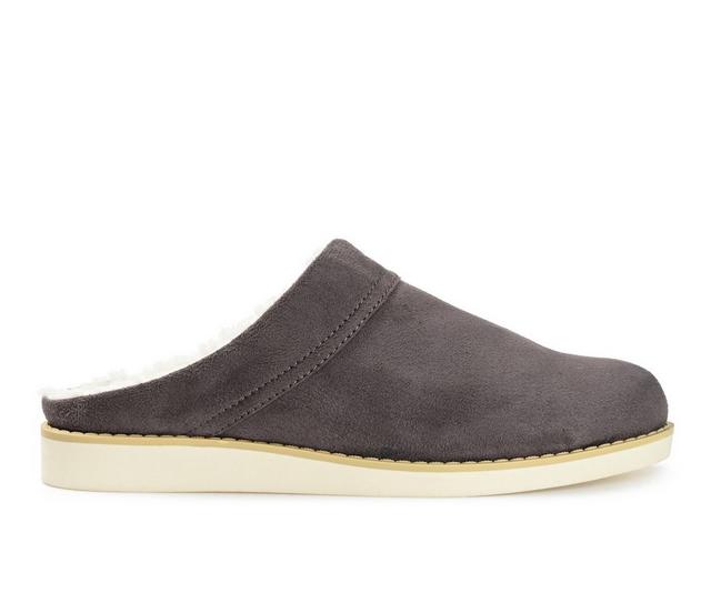 Journee Collection Sabine Slippers in Charcoal color