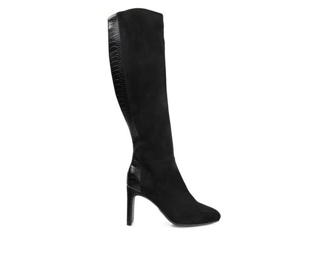 Women's Journee Collection Elisabeth Knee High Boots in Black color