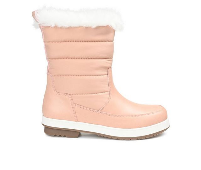 Women's Journee Collection Marie Winter Boots in Blush color