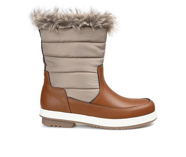 Women's Journee Collection Marie Winter Boots in Brown color