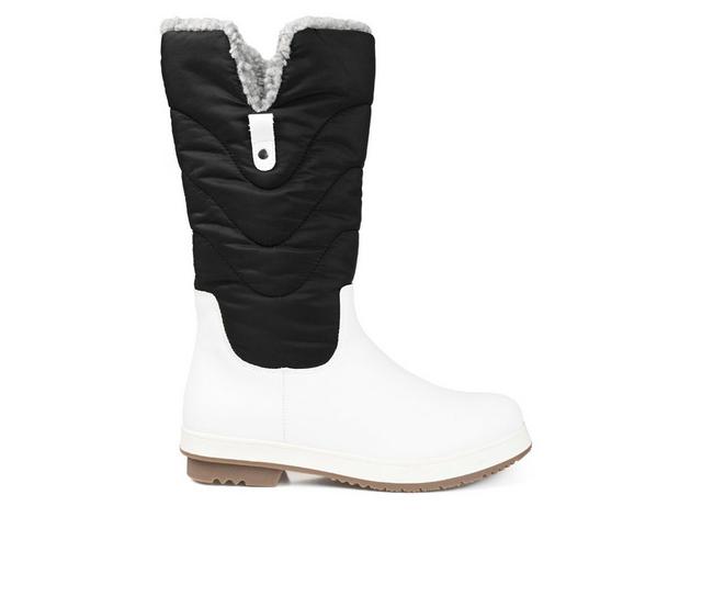 Women's Journee Collection Pippah Winter Boots in White color