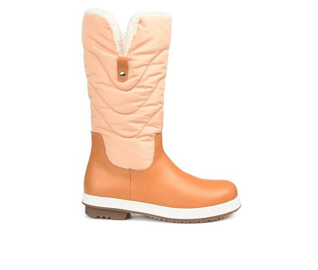 Women's Journee Collection Pippah Winter Boots in Tan color