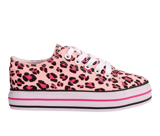 Girls' Paris Blues Little Kid Maxie Platform Sneakers in Pink color