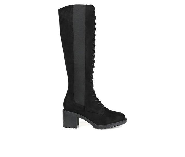 Women's Journee Collection Jenicca Extra Wide Calf Knee High Boots in Black color