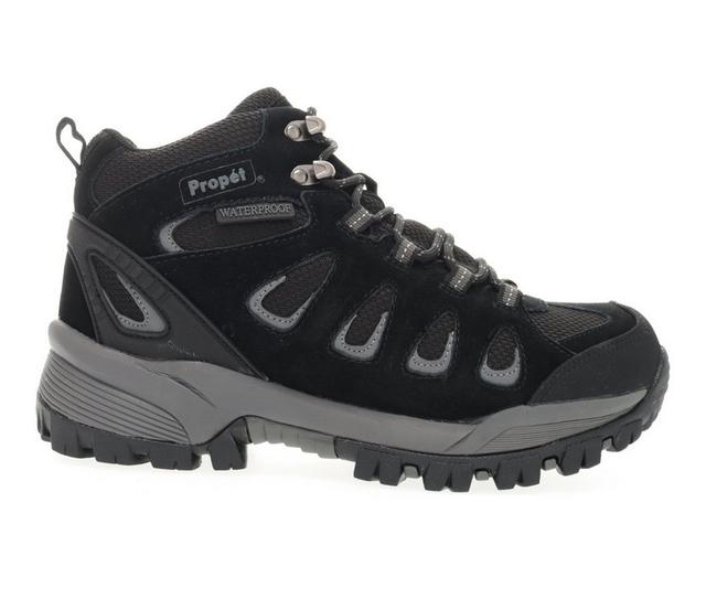 Men's Propet Ridge Walker Hiking Boots in Black color