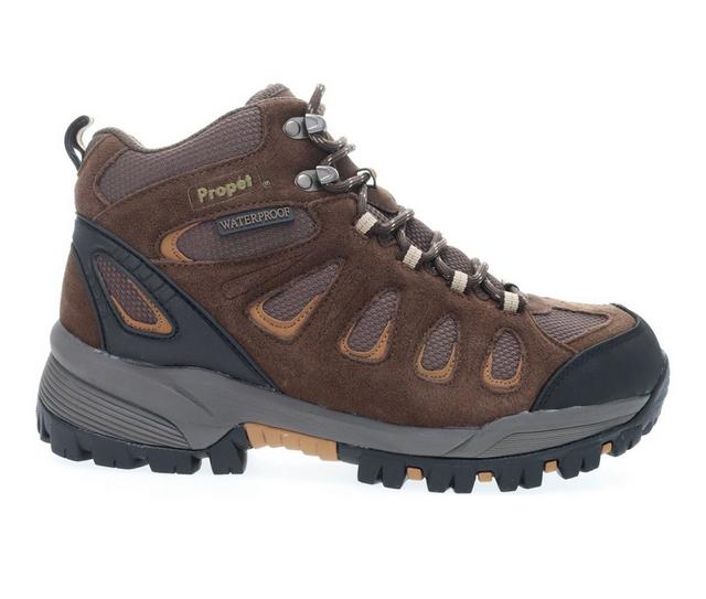 Men's Propet Ridge Walker Hiking Boots in Brown color