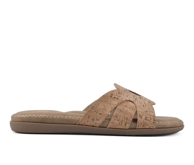 Women's Cliffs by White Mountain Fortunate Sandals in Natural Cork color