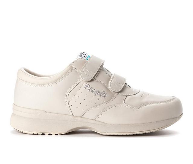 Men's Propet Life Walker Strap Sneakers in Sport White color