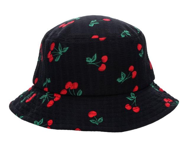 David and Young Cherry Bucket Hat in Black/Red color