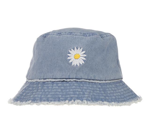 David and Young Daisy Bucket Hat in Denim color