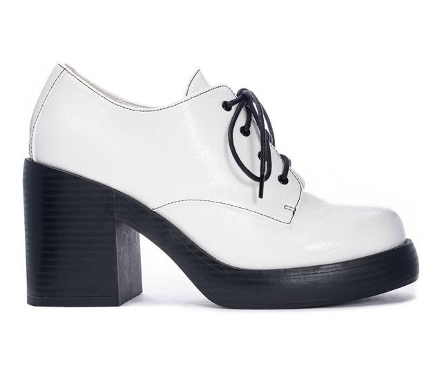 Women's Dirty Laundry Gatsby Platform Oxfords in White color